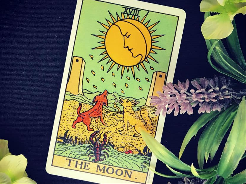 La Luna. Invita a arrancarse del pasado y mirar al futuro, es la necesidad de cambiar y renovarse. Enfrentarse a los problemas, para restablecer el orden natural, a pesar del miedo