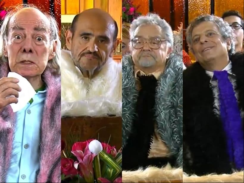 Para este video, de más de 13 minutos, Eugenio Derbez contó con la participación de primeros actores como El Loco Valdés, César Bono, Manuel ‘El Flaco’ Ibáñez, Édgar Vivar y Polo Ortín, así como con la presencia de sus tres hijos: Aislinn, Vadhir y José Eduardo, quienes lucen un atuendo idéntico al de Bibi, Junior, y Ludoviquito P. Luche.