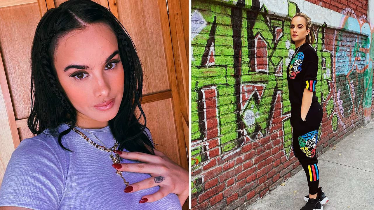 Gala Montes muestra con orgullo su outfit de la paca