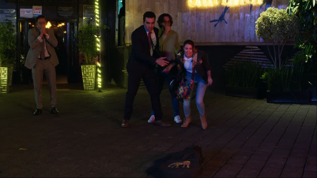 Al salir, Rogelio defiende a Paula de un hombre que intentó acosarla, pero su guitarra termina destrozada por culpa de una camioneta. Paula, molesta, le pide a Rogelio dejarla en paz.