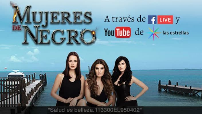 Vive Mujeres de negro a través de FACEBOOK LIVE y YOUTUBE