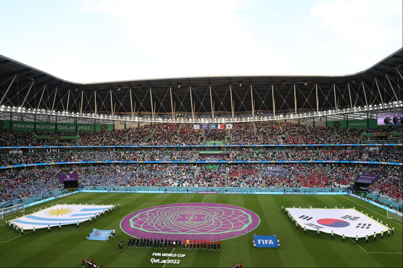Uruguay y Corea del Sur empataron 0-0 en su debut en el Mundial Qatar 2022.