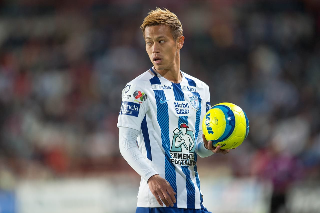 El mediocampista japonés 
<b>Keisuke Honda</b> jugó un año en la Liga MX (2017) con Pachuca luego de tres años y medio en el AC Milan.
