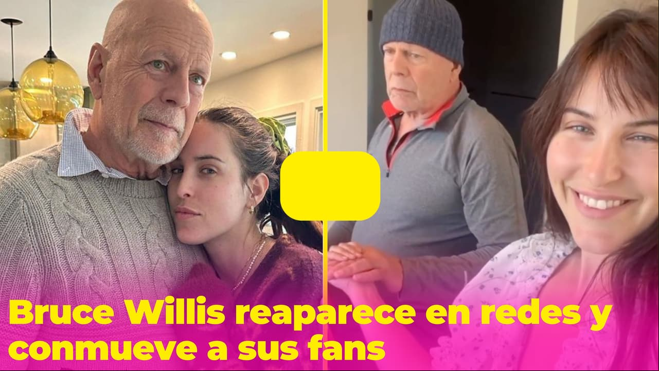 Bruce Willis reaparece en redes y el tierno video con su hija conmueve a sus fans