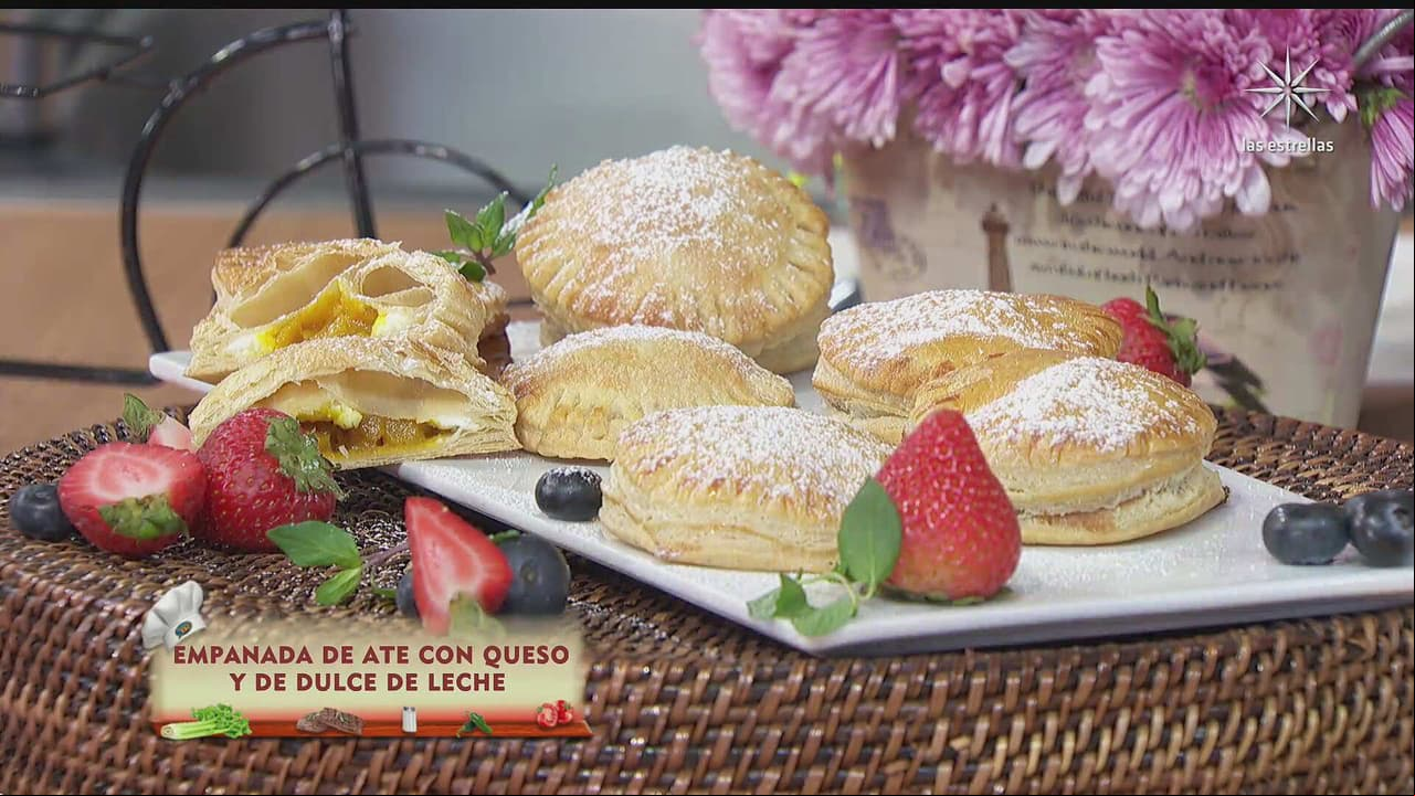 Postre diferente: ‘EMPANADAS DE ATE CON QUESO Y DULCE DE LECHE’