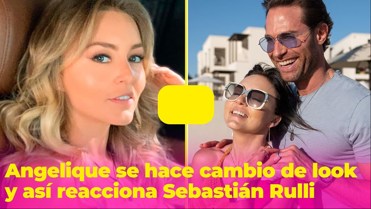Angelique Boyer se hace radical cambio de look y Sebastián Rulli queda en shock