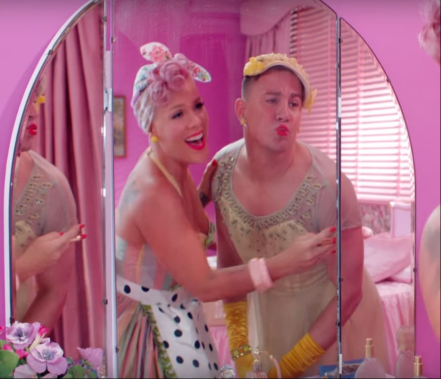 Channing Tatum se viste de mujer en el nuevo video de P!nk