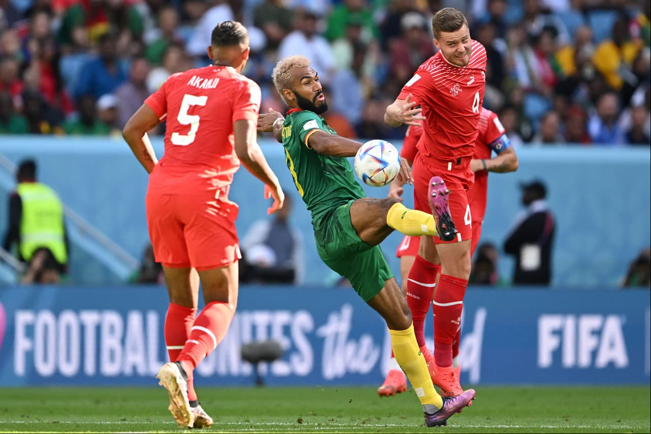Suiza gana con gol de Breel Embolo a Camerún en el primer partido de ambas selecciones en el Mundial Qatar 2022.
