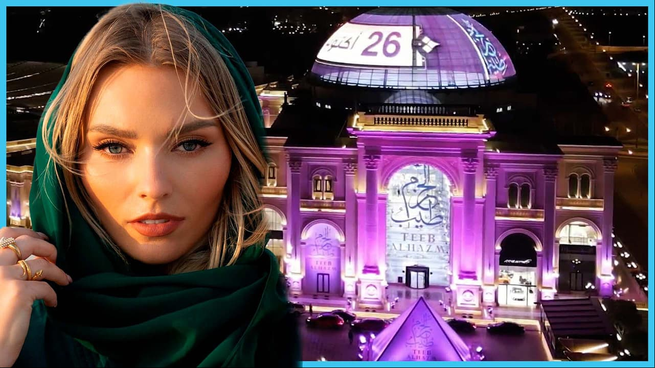 Irina Baeva va de compras al mall más caro e impresionante de Qatar