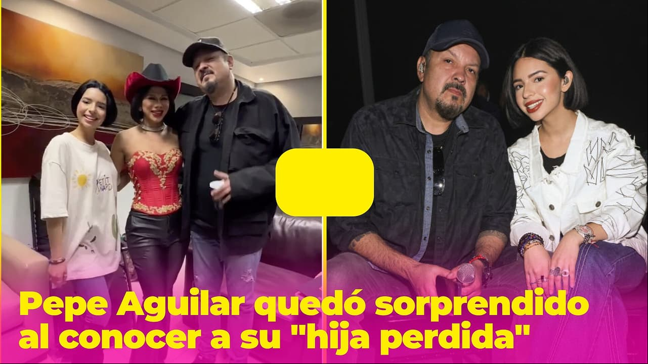 Pepe Aguilar conoció a su "hija perdida" y quedó sorprendido: es idéntica a Ángela