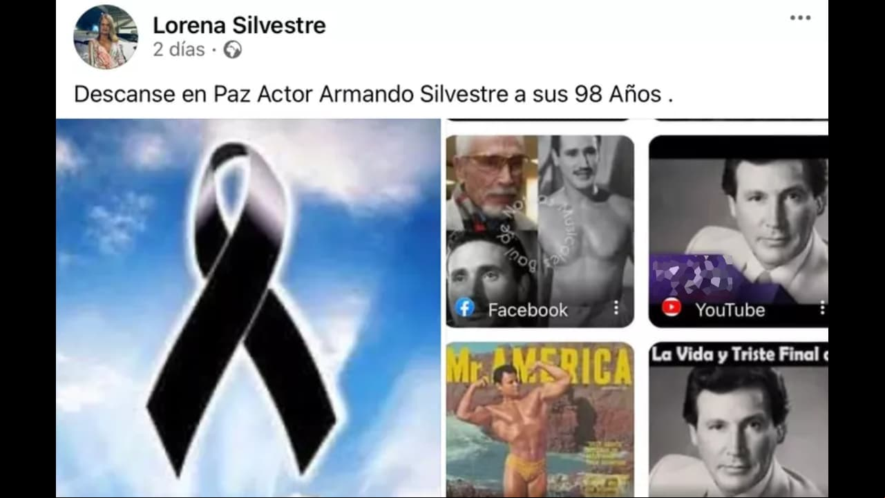 Despiden al actor Armando Silvestre
