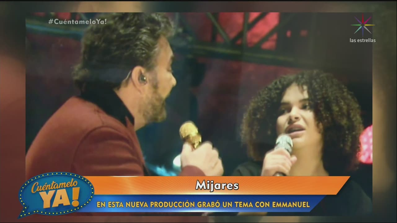 Mijares por primera vez a dueto con su hija