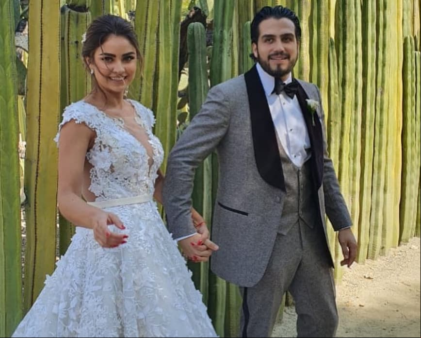 Tras celebrar su boda por el civil en enero pasado, Claudia Martín y Andrés Tovar tuvieron su enlace religioso el pasado 23 de noviembre en Oaxaca, estado donde nació la estrella de ‘Amar a muerte’.