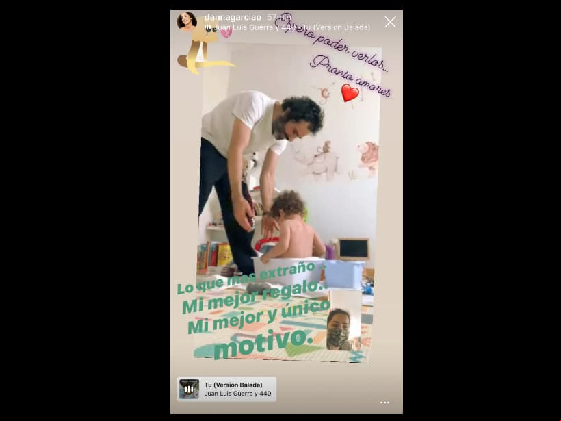 Danna García confisa que extraña a su familia tras ser diagnosticada con coronavirus.