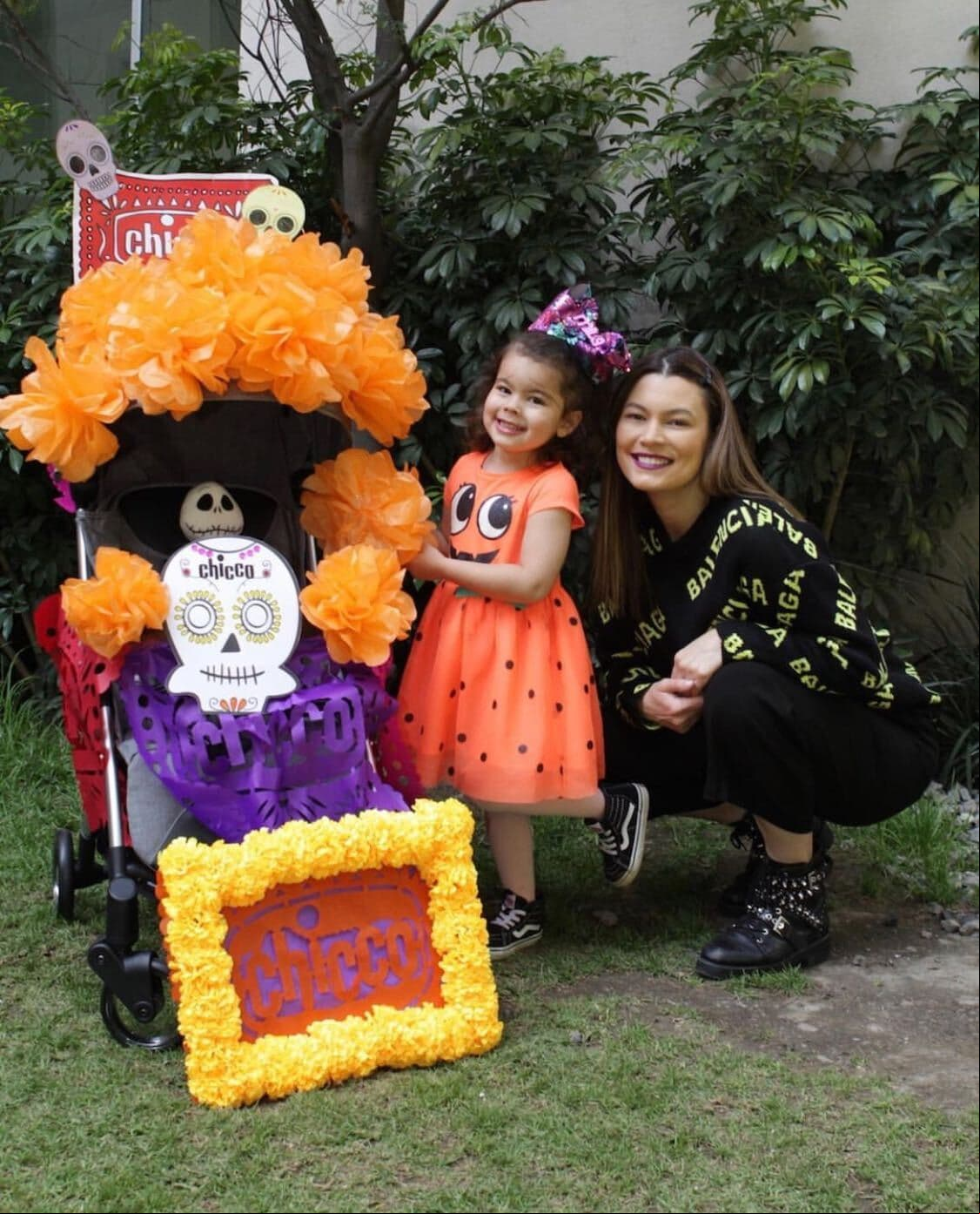 Mila y su dulce disfraz de calabacita derritió a los más de 200 mil seguidores de Natália Subtil.