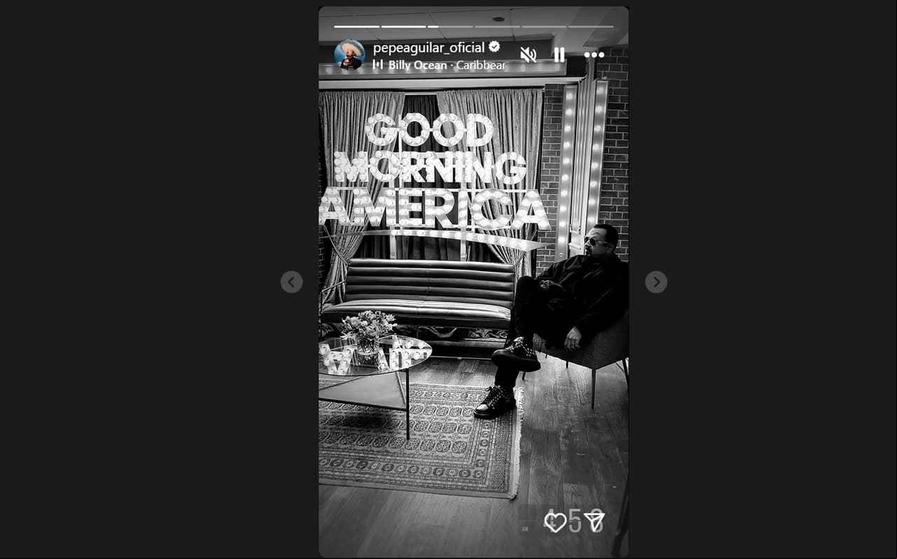 Pepe Aguilar reaparece tras indirecta de la mamá de Nodal