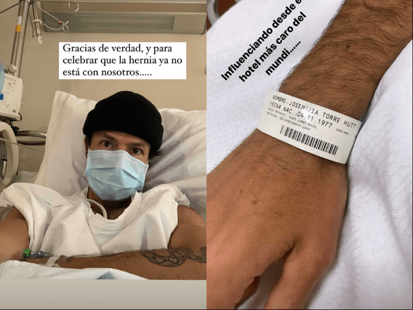 José María Torre dio detalles de la cirugía que le practicaron