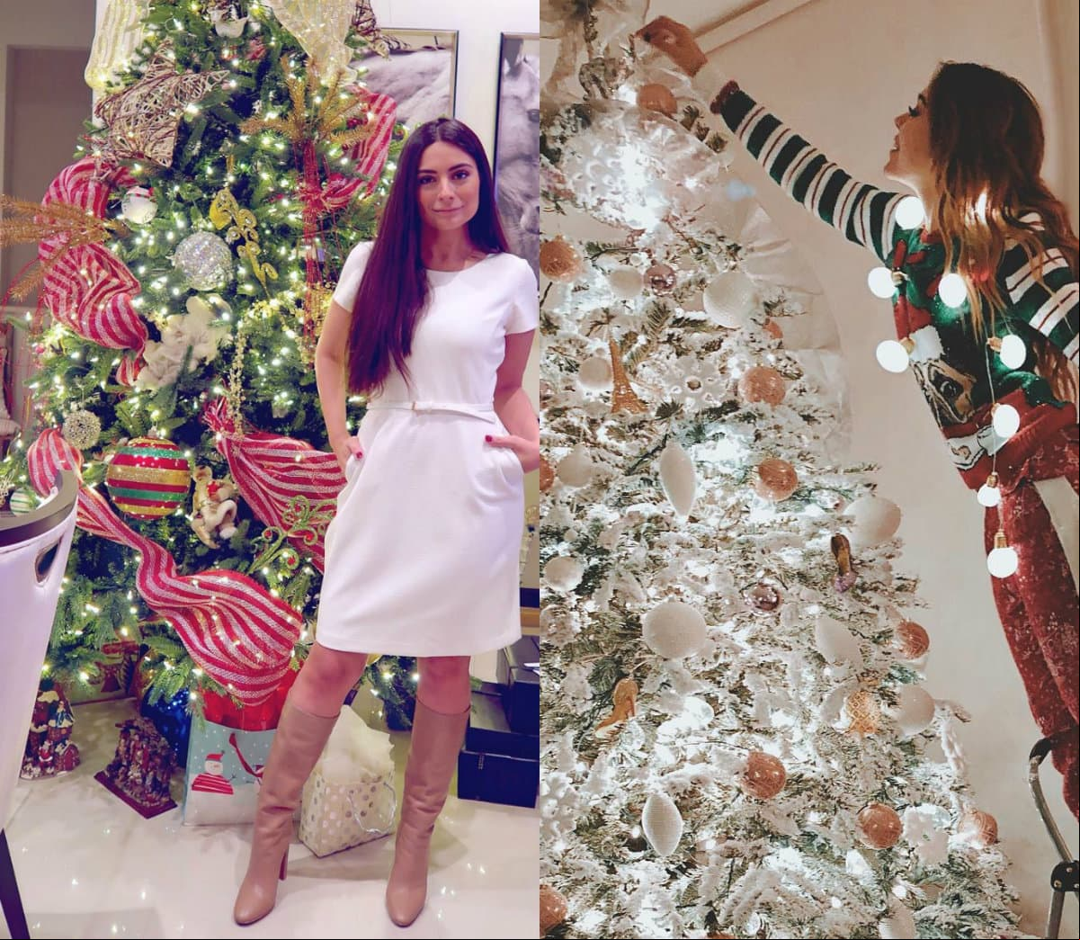 Jacky Bracamontes, Danna Paola y Ana Brenda son algunas famosas que presumen en redes sociales sus árboles de Navidad