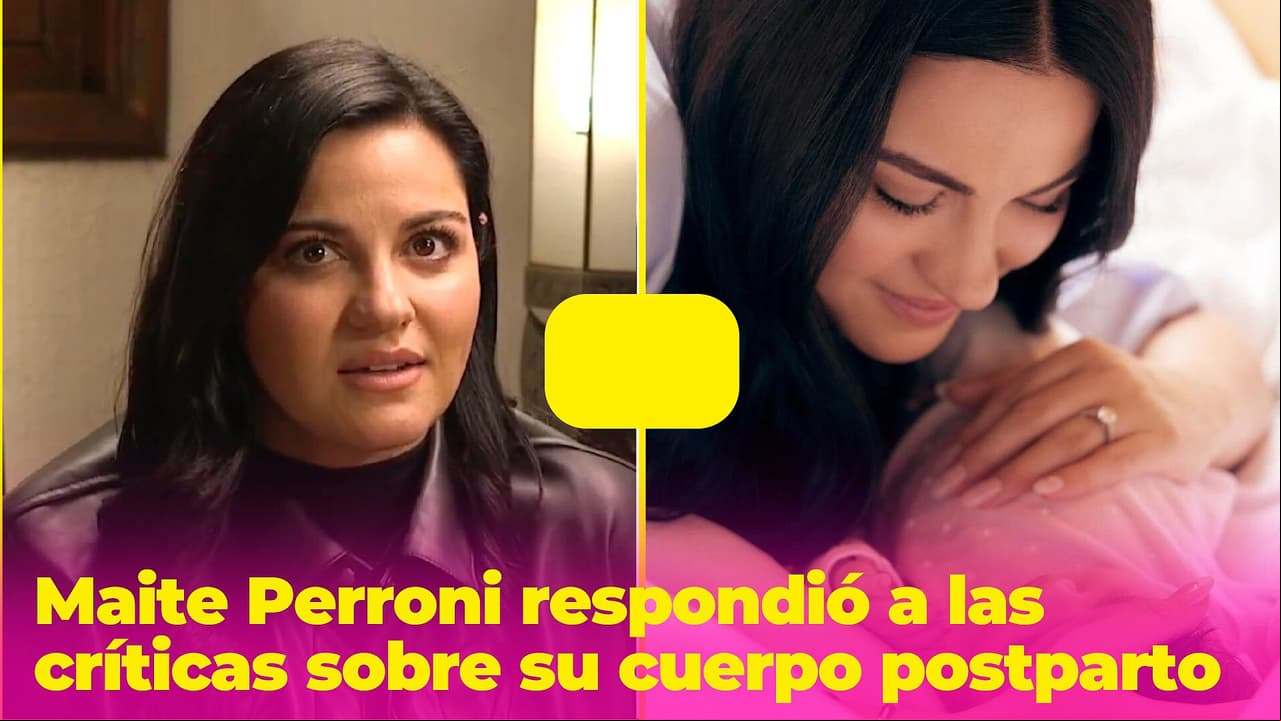 Maite Perroni se cansó de las críticas sobre su figura post parto y mandó un fuerte mensaje