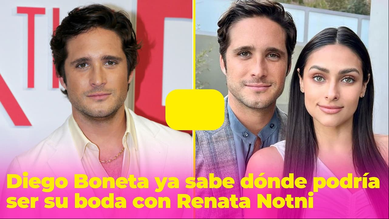 Diego Boneta es tan romántico que ya sabe dónde podría ser su boda con Renata Notni