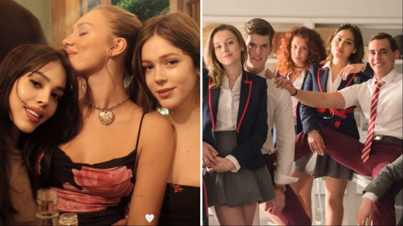 El elenco de 'Élite' tuvo un reencuentro en México: Danna y Ester Expósito compartieron las fotos