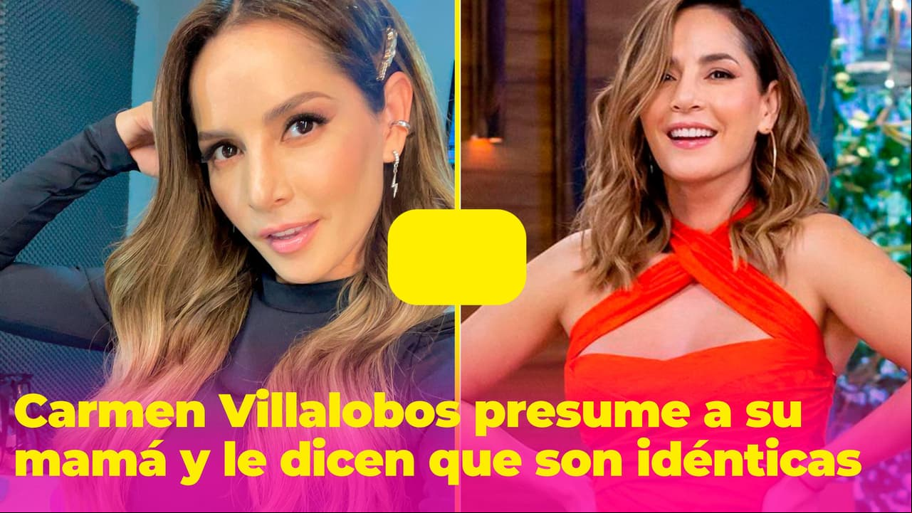 Carmen Villalobos presume a su encantadora mamá y fans le dicen que es idéntica a ella