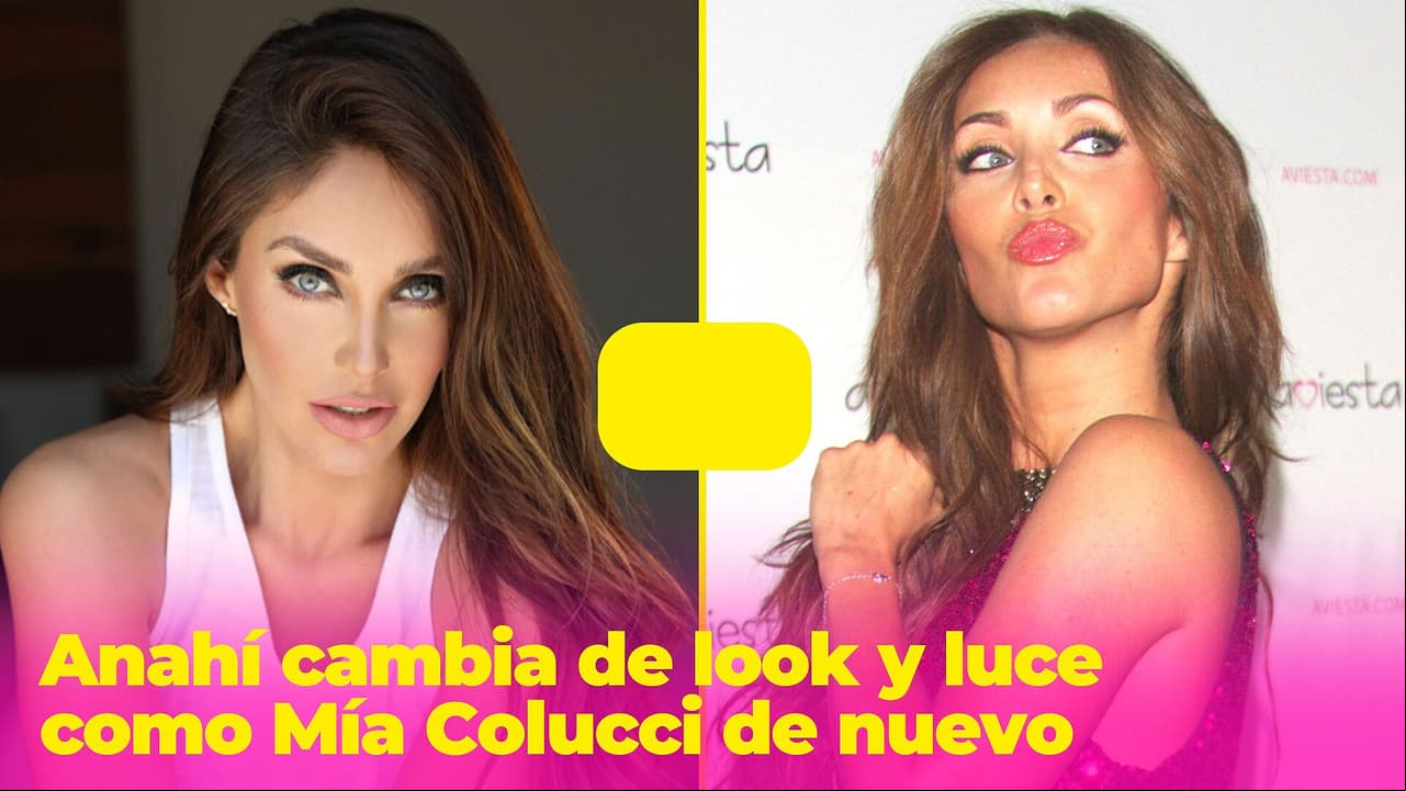 Anahí vuelve a tener el look de Mía Colucci y presume cómo se lo hizo