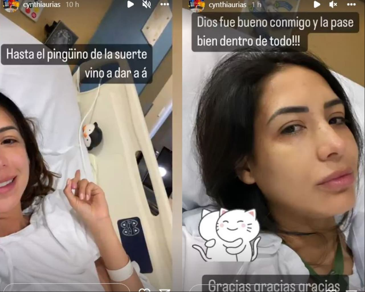 La conductora compartió cómo se encuentra de salud tras su hospitalización.