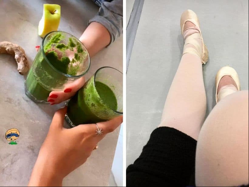 Aceite de bebé, smoothie verde y ballet son algunos de los secretos de Biby Gaytán y sus hijas.