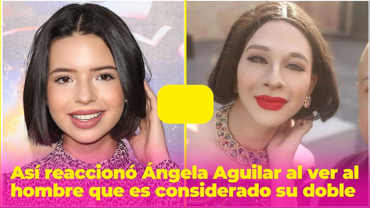 Así reaccionó Ángela Aguilar cuando vio al hombre que la imita: ella lo considera su "doble"