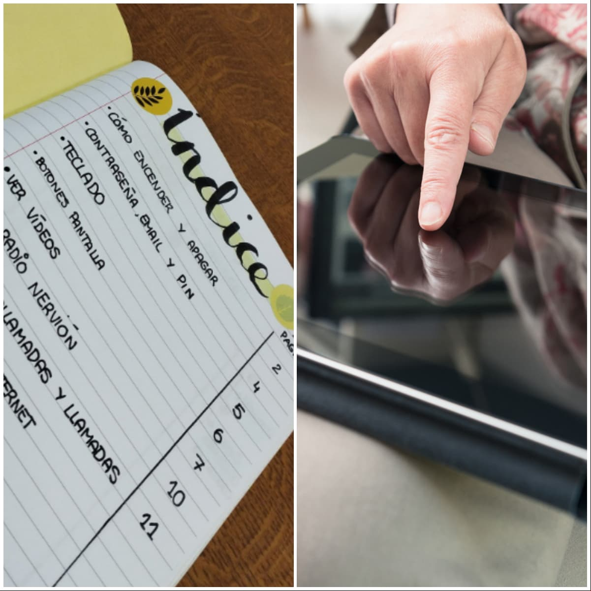 Joven conmueve con manual para que su abuelita use iPad