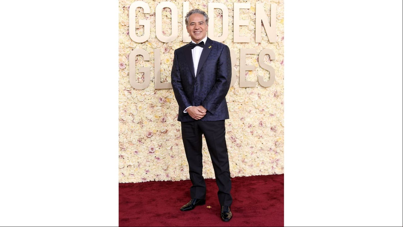 John Ortiz en los Golden Globes 2024.