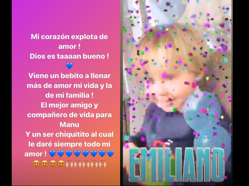 Anahí revela el nombre de su segundo hijo