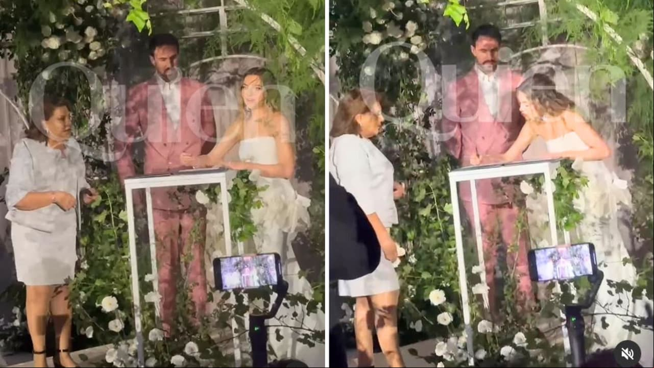 Boda civil de Sofía Castro