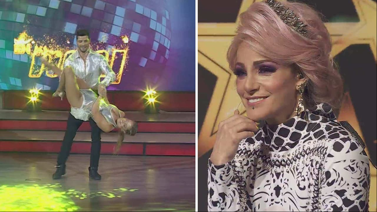 Pía y Moi protagonizan tremenda pirueta en Las Estrellas bailan en Hoy y Lola Cortés se sorprende
