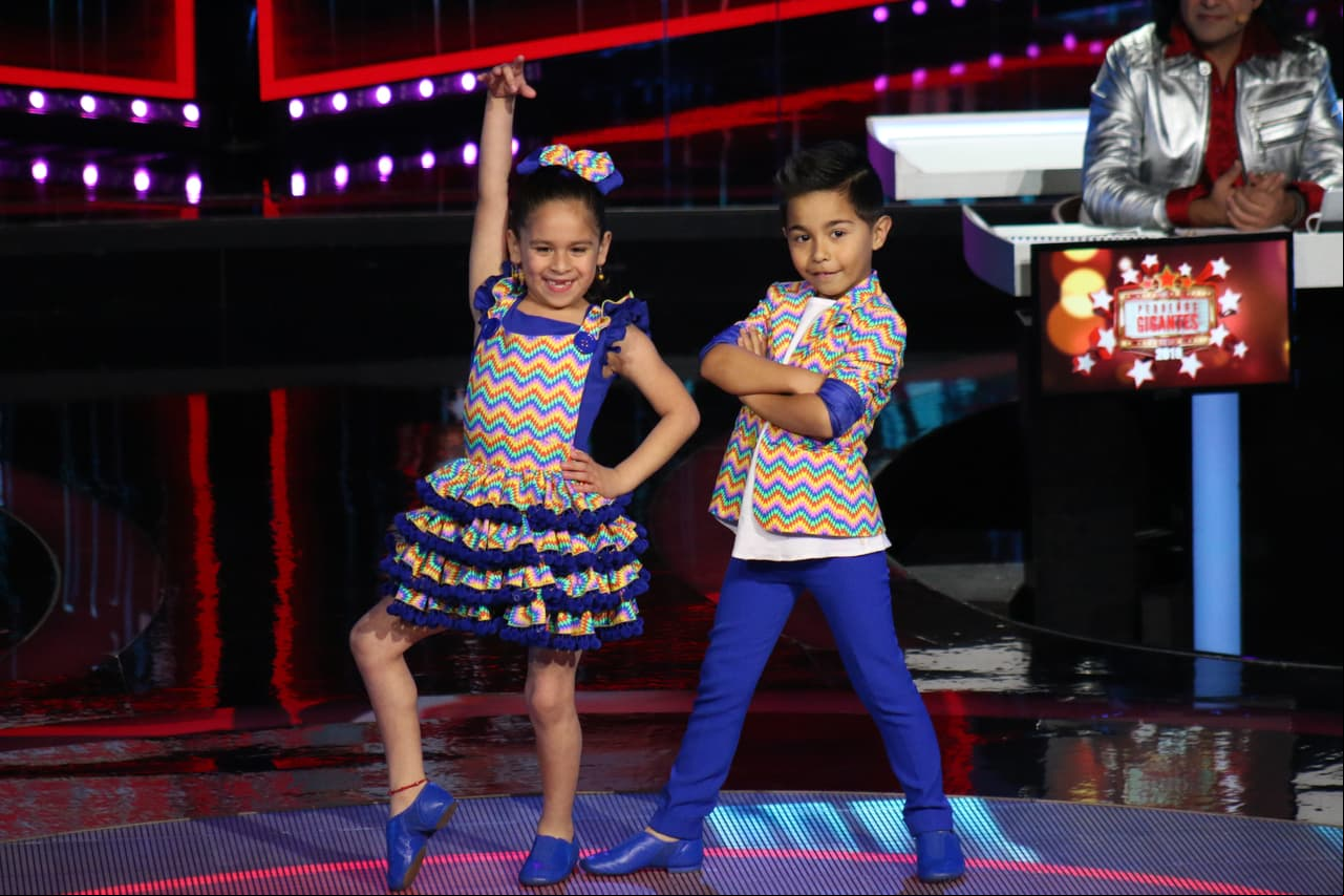 La pareja de baila que más nos dejó boquiabiertos fue la de Luisangeli y Diego, del escuadrón Los Pequeños Guerreros, ¡qué manera de bailar!
