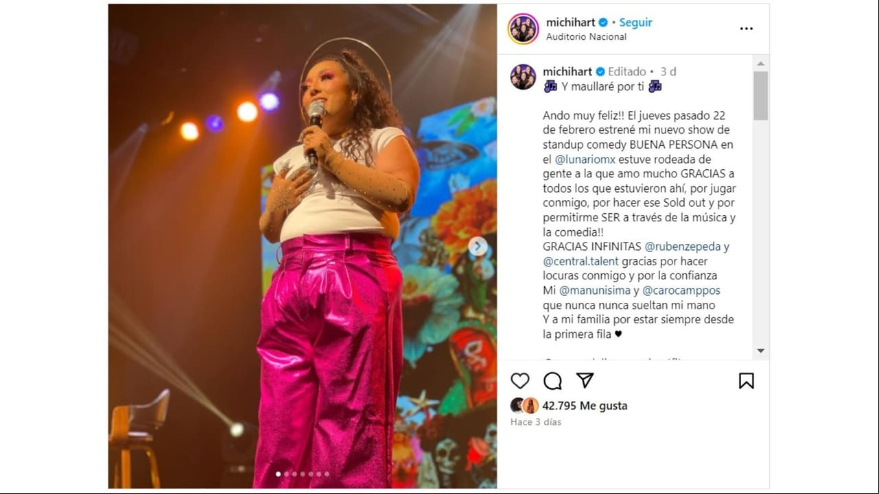 Michelle Rodríguez hace días.