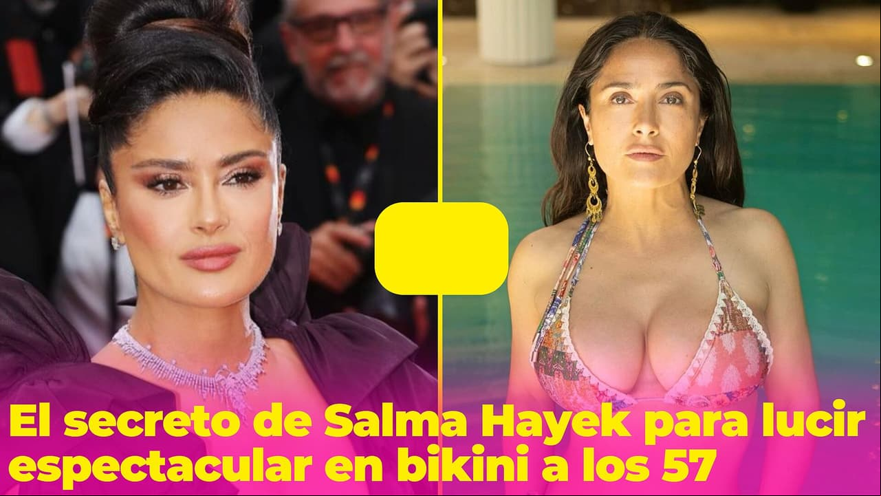 Salma Hayek celebra su cumpleaños 57 con 'bikinazo' y fans quedan impactados con su mini cintura