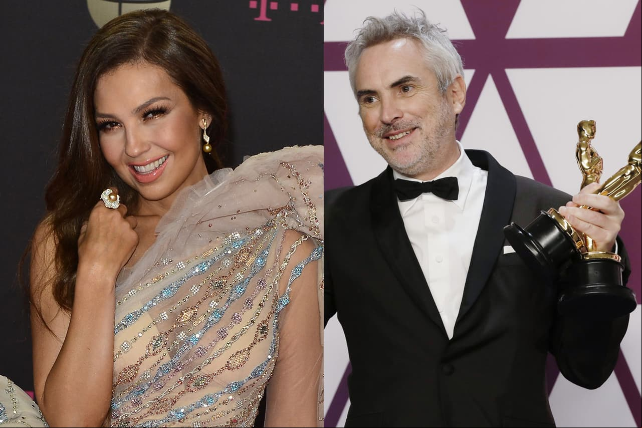 Así reaccionó Thalía al triunfo de Alfonso Cuarón en los Oscar