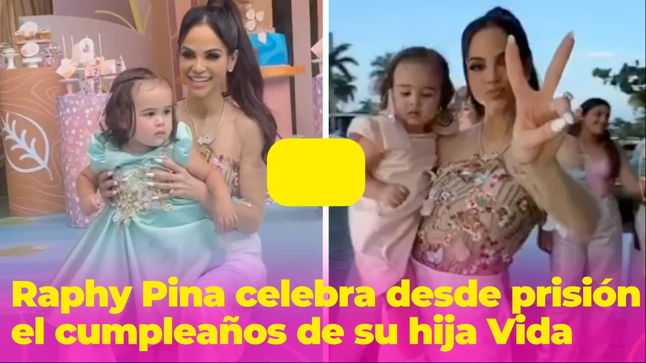 Raphy Pina celebra desde prisión el cumpleaños de su hija Vida: hasta 2025 podría volver a estar con ella