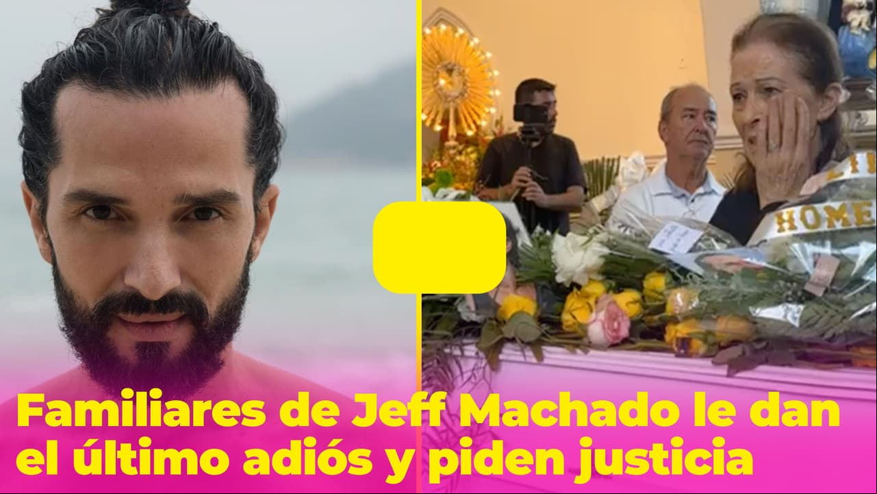 Familiares de Jeff Machado le dan el último adiós y piden justicia por el macabro crimen