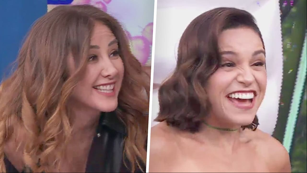 Mariana Ávila y Tania Rincón no pudieron evitar que se las 'cargara el payaso' en el juego de Más o Menos