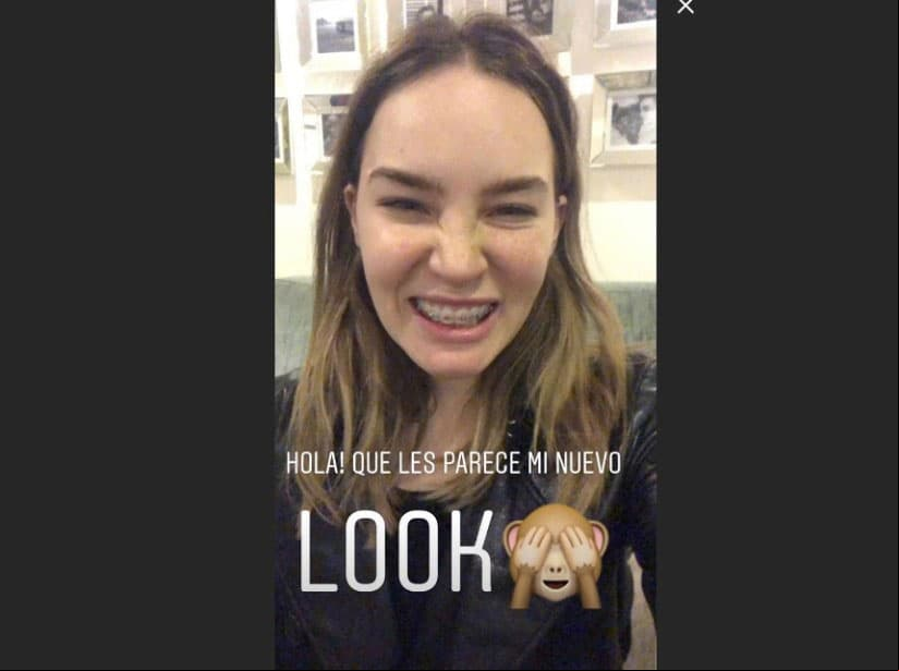Belinda compartió en Instagram una imagen de su nuevo look.