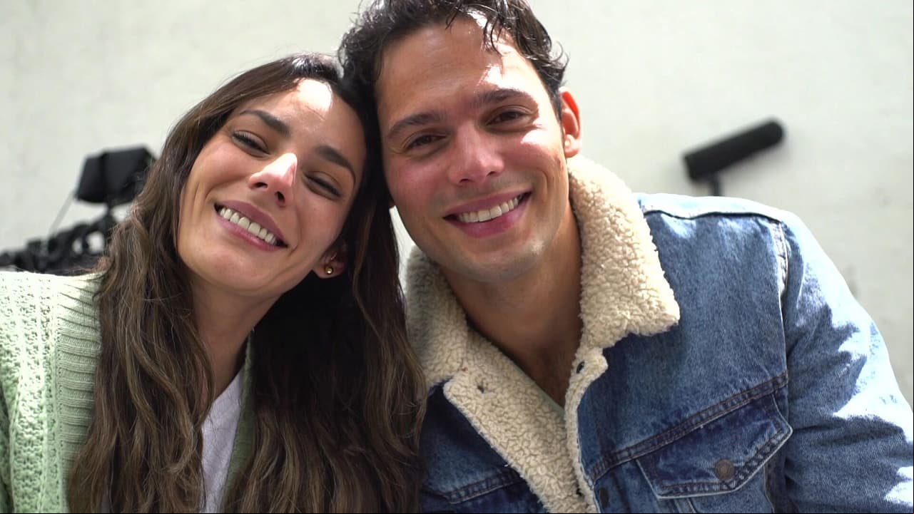 Oka Giner y Emmanuel Palomares emocionados por Perdona Nuestros Pecados