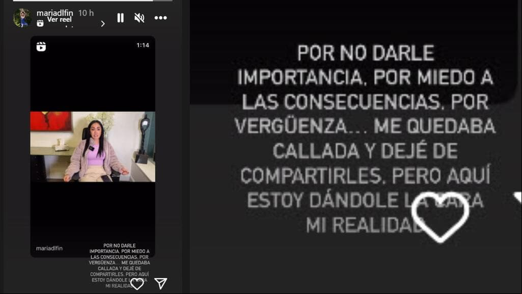 En otro mensaje, la esposa de 'El Mimoso' explicó por qué sale ahora a señalar al cantante.