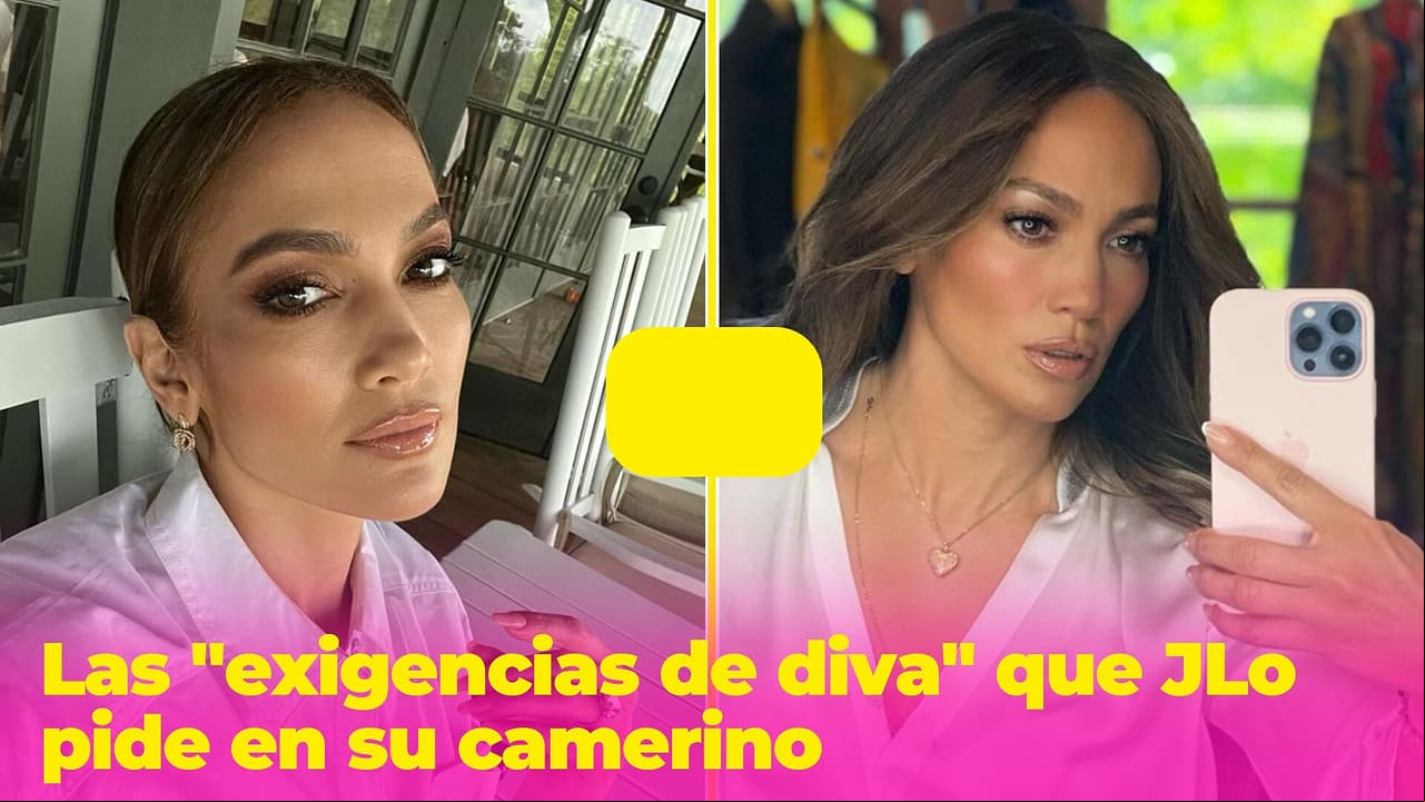 Revelan las “exigencias de diva” que Jennifer López pide para su camerino