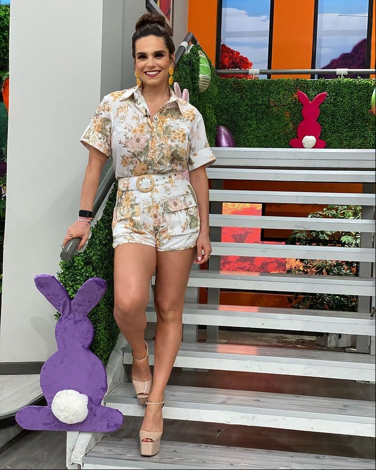 Tania Rincón hace su debut oficial como conductora del programa Hoy
