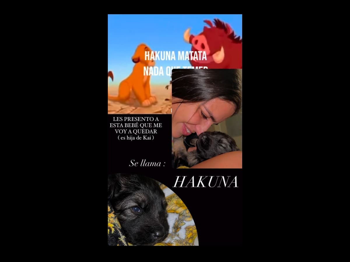 La actriz presentó al nuevo integrante de su familia.