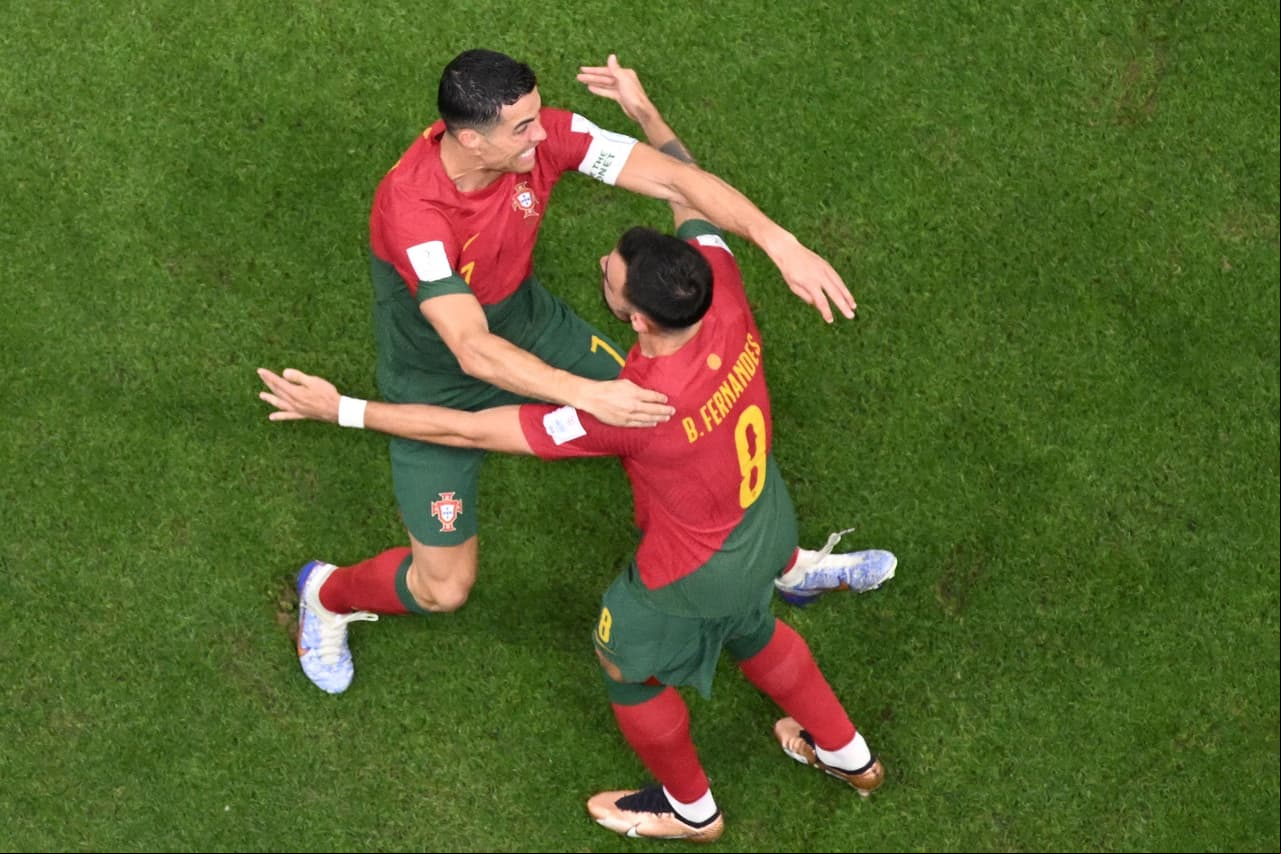 Bruno Fernandes da el triunfo a Portugal ante Uruguay