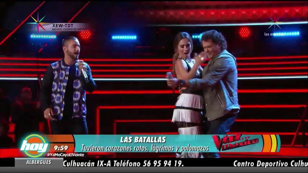 Round de emociones en la Voz México